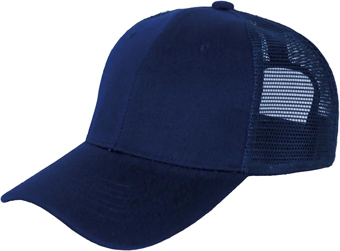 Custom Trucker Baseball Cap with Leather Engraved Patch