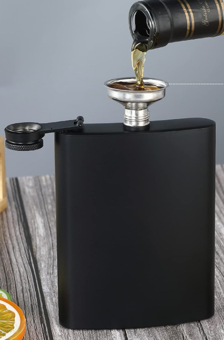 Customized Black Flask